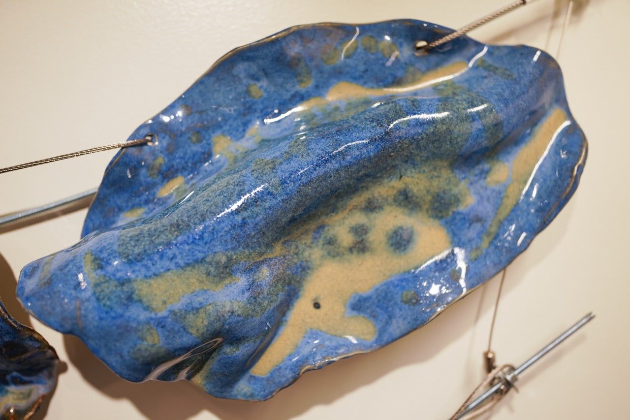 Waves, Carbon Beach - Wave Tile Wall Installation
