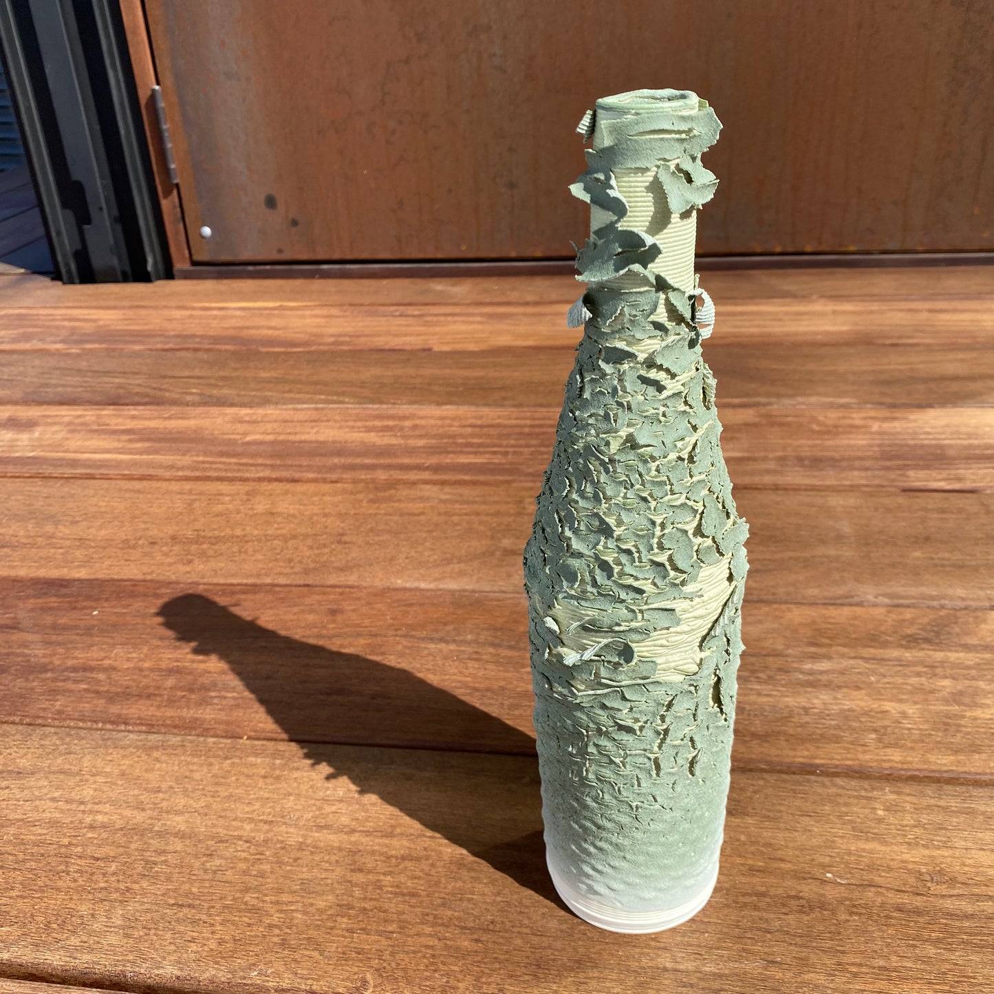 Giving Bottle - Exploding Celadon