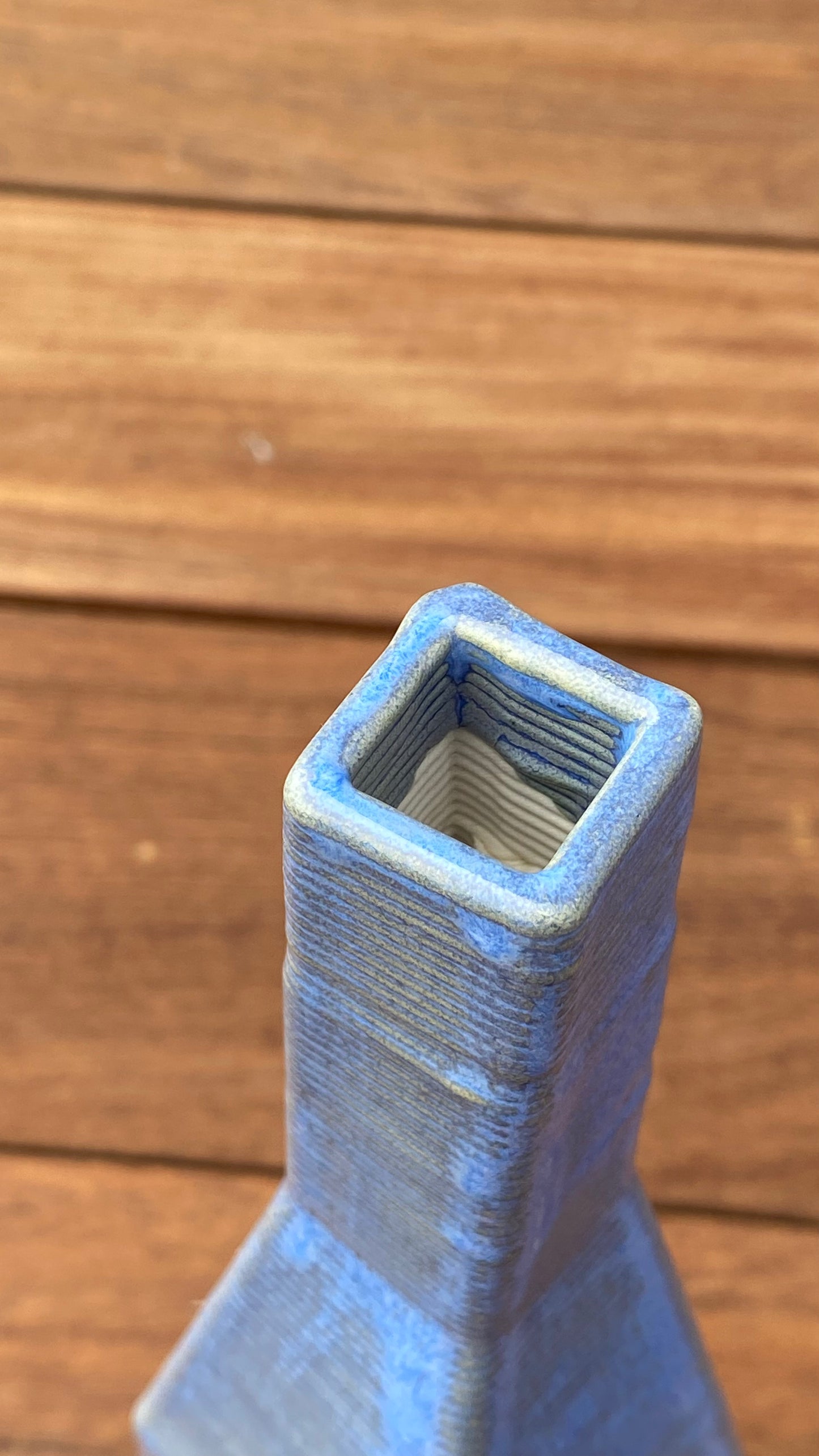 Giving Bottle - Square Blue Float
