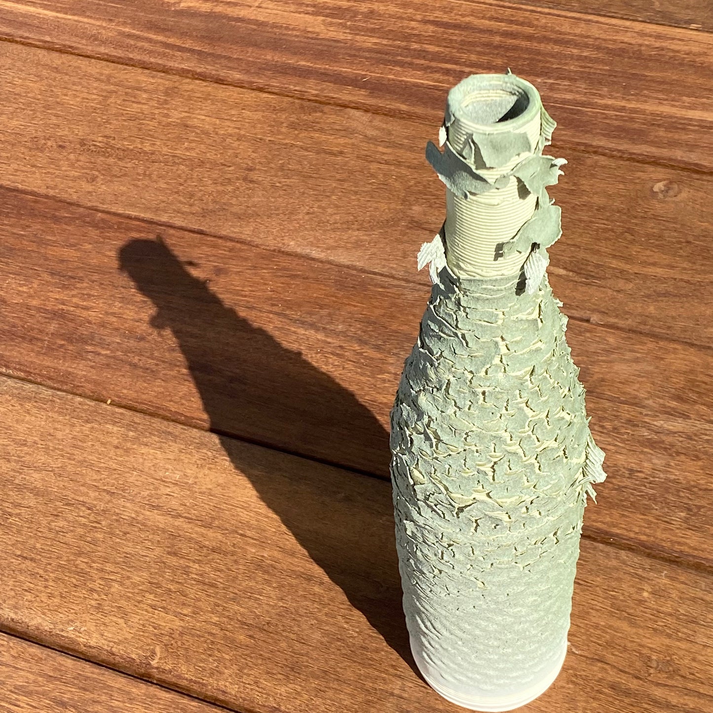 Giving Bottle - Exploding Celadon