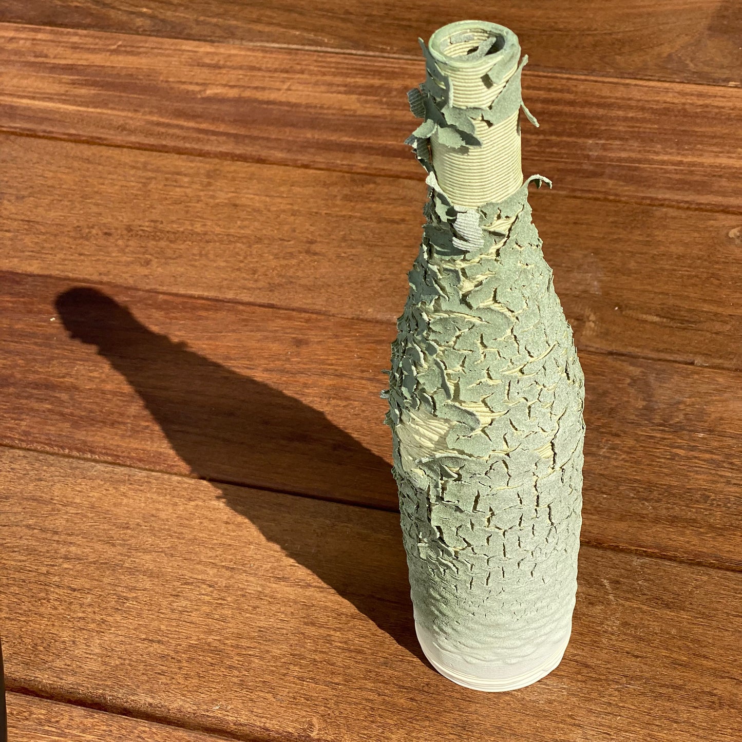 Giving Bottle - Exploding Celadon