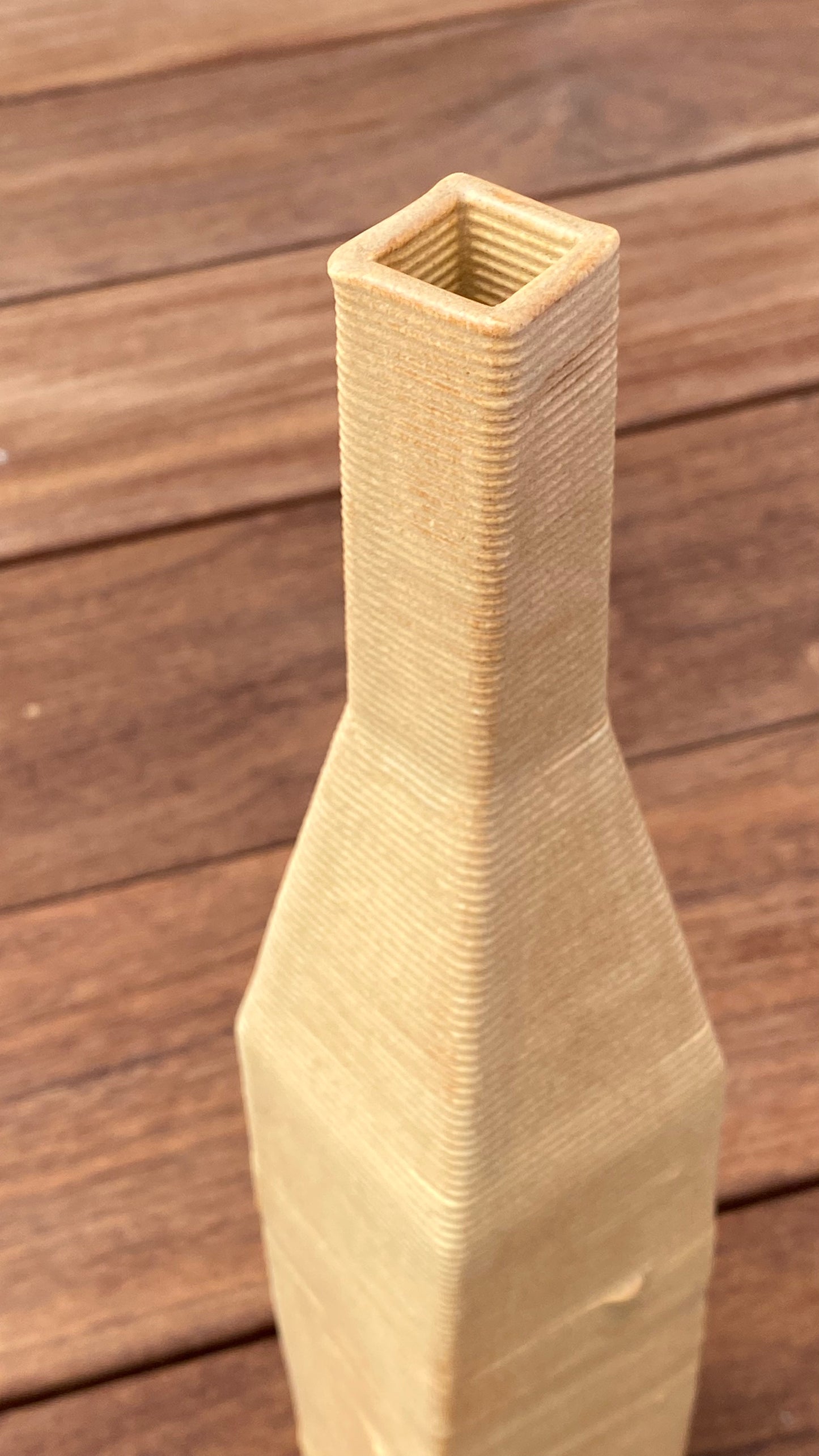 Giving Bottle - Square Matte Sand