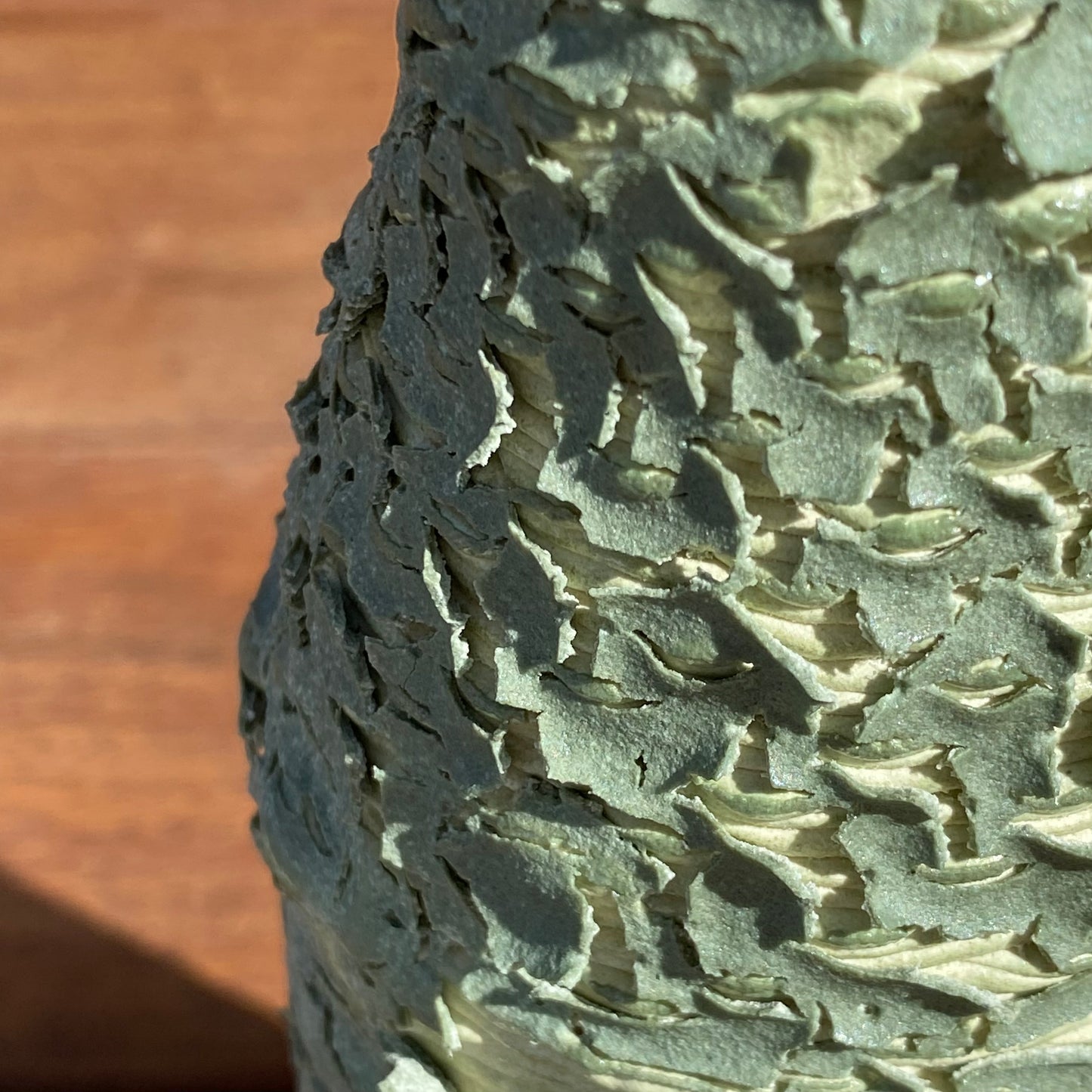 Giving Bottle - Exploding Celadon