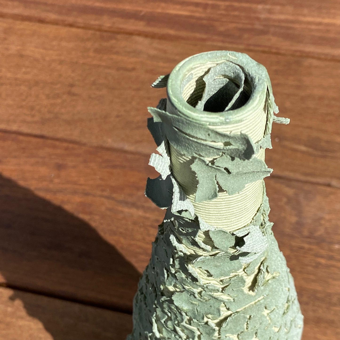 Giving Bottle - Exploding Celadon